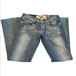 7 FOR ALL MANKIND 7FAM GREAT WALL OF CHINA WOMENS JEAN SZ 29 BOOT CUT